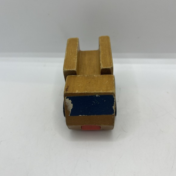 Mattel 1971/72 Vintage Wooden Truck Helicopter Wood Toy Vehicles Korea Push Toys - Picture 3 of 11